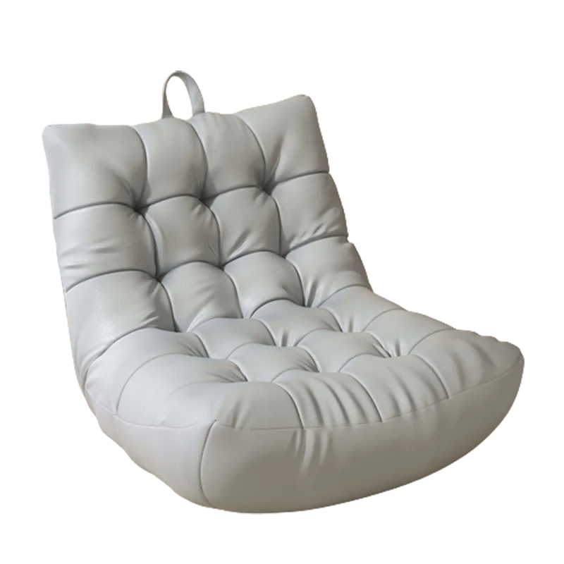 Canapé blanc moderne et relaxant pour 1 personne, meuble de salon, style minimaliste et élégant