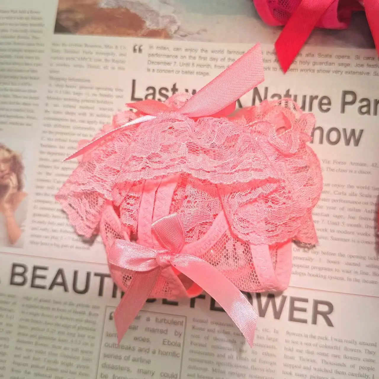 Sexi Shoop المتداول اللؤلؤ ثونغ الدانتيل سلسلة شخصية سراويل للفتيات الحبيب Hotwife هدايا ساحرة في 2025 #3