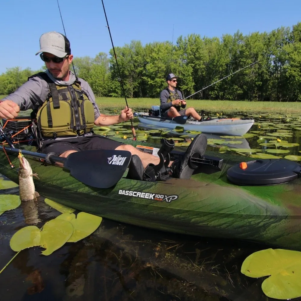 Kayak de pesca sit-on-top, caiaque leve de 10 pés para uma pessoa, perfeito para pescar