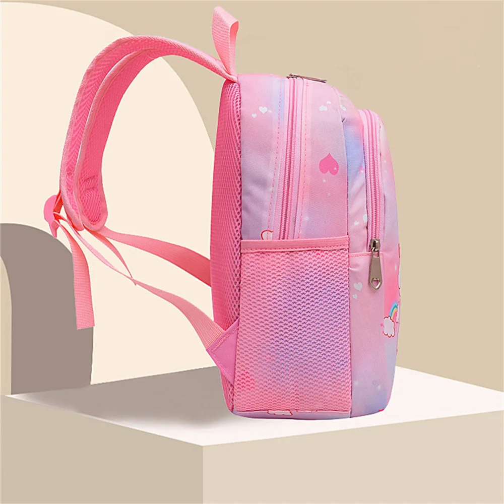 Mochila impermeable con diseño estereoscópico en 3D para niños, morral escolar con diseño de dibujos animados, unicornio, sirena