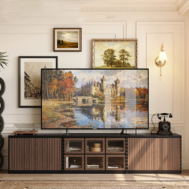 

Retro Classic Tv Stand French On Ground Minimalist Universal Tv Stand Elegant With Storage Mueble Para Televisor Furniture