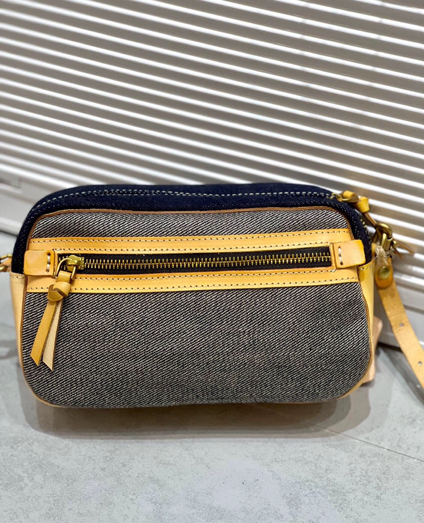 Heavy Selvage Denim Designer Bag Men And Women Crossbody Bags EW2215