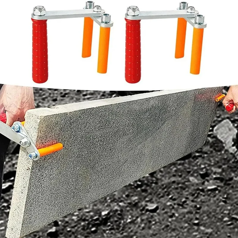 ABJI-Board Lifter Labour Drywall Bracket With Comfort Grip Clip Hand Lifting Clamps Slab And Glass Handling Tool Labour