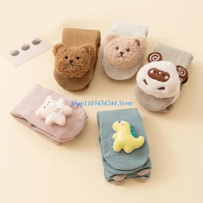 

2Pcs/pair Infant Nonslip Socks Soft Breathable Cotton Socks Terry Floor Socks