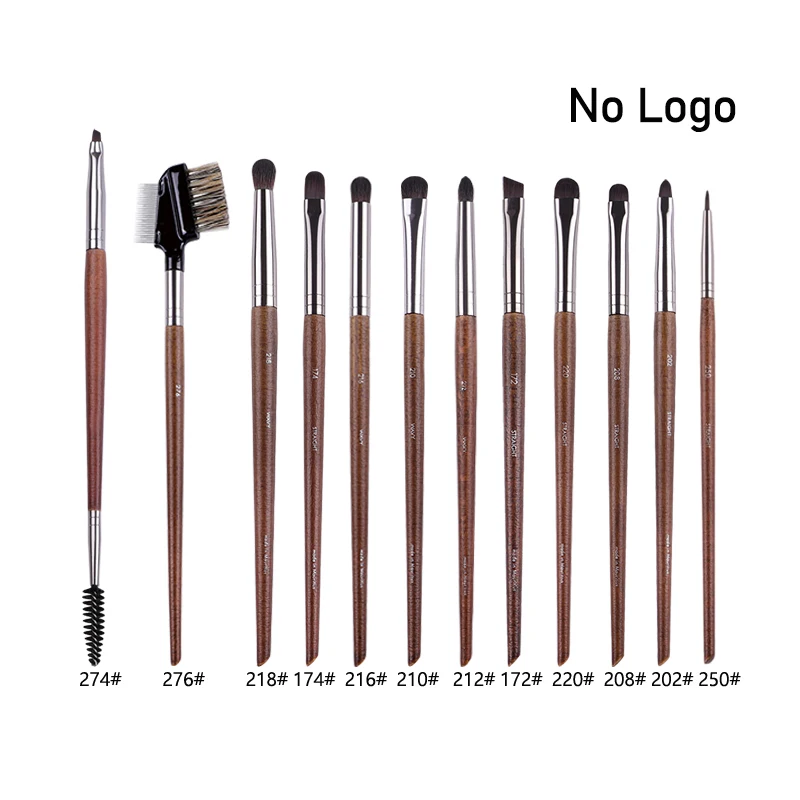 1pc Natural wood Eye Makeup Brushes Detail Eyeshadow Make up kit Concealer Smudge Highlighter Eyebrow Eye Brow roller Brush