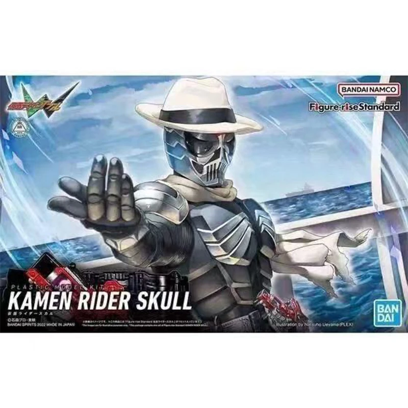 Stock Bandai original anime characters rise standard Kamen Rider Skeleton action figure toys available for collecting model orna