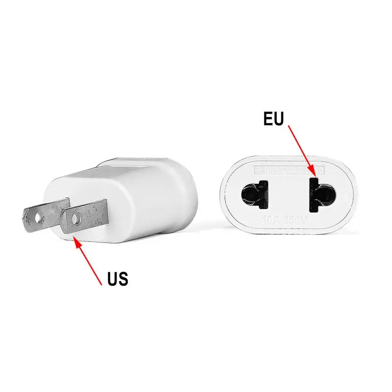 Universal US/EU/AU Power Plug Adapter EU Socket EU To US Plug Adapter Electric Charger Socket Japan Canada America AC Converter