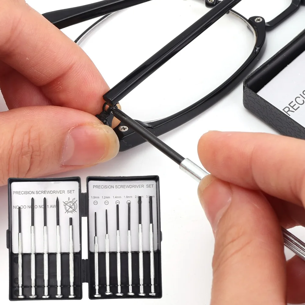Alloy Steel Micro Screwdriver Set Clock Watch Glasses Disassembly Equipment Mini Watchmakers Tools Portable Repair Screwdriver