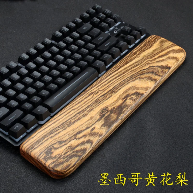 Imagem -02 - Custom Walnut Madeira Wrist Rest Madeira de Nogueira Sólida Teclado Mecânico Acessórios para Rainy75 Filco 104 87