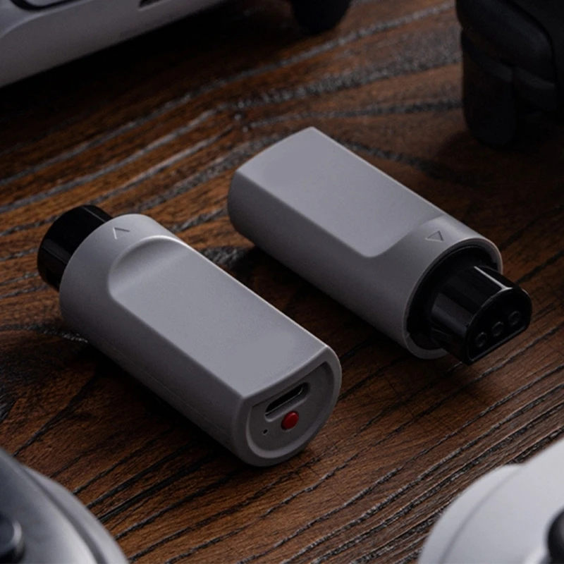 N64 Signals Receiver with Original Controller Port Support & Vibration Memory Card Functions ABS for Wireless Gaming 896C view 5