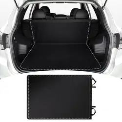Car Trunk Mat Protection For Car Oxford Cloth Heavy Duty Automotive Cargo Mat Roll Up Floor Mats For Most Cars SUVs And Trucks