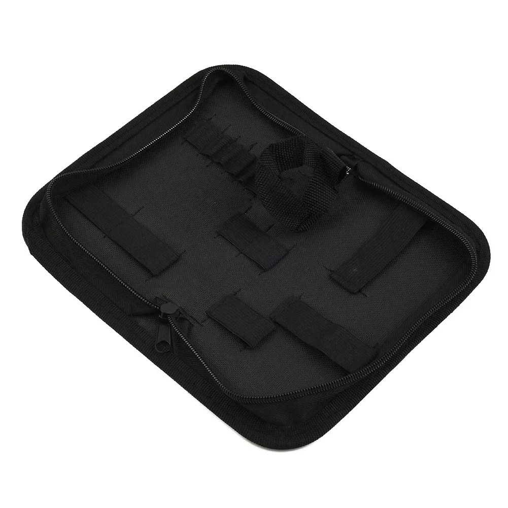 Sac à main de rangement pour boîte à outils Oxford grill, sac noir, utilitaire, matériel, 0.11kg, 20.5x10x5cm