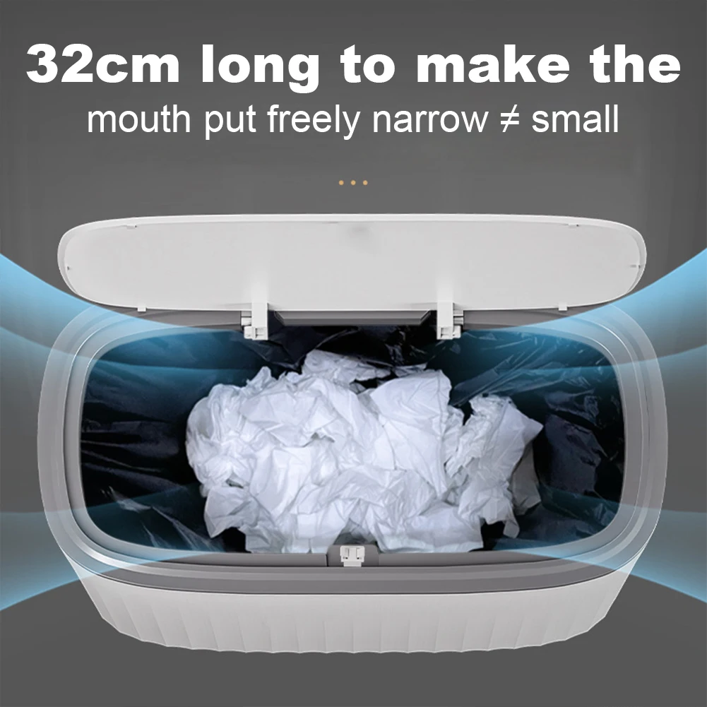 12L ゴミ箱 無臭 狭いゴミ箱 省スペース バスルーム収納バケツ 防水 プレス式 キッチン トイレ用