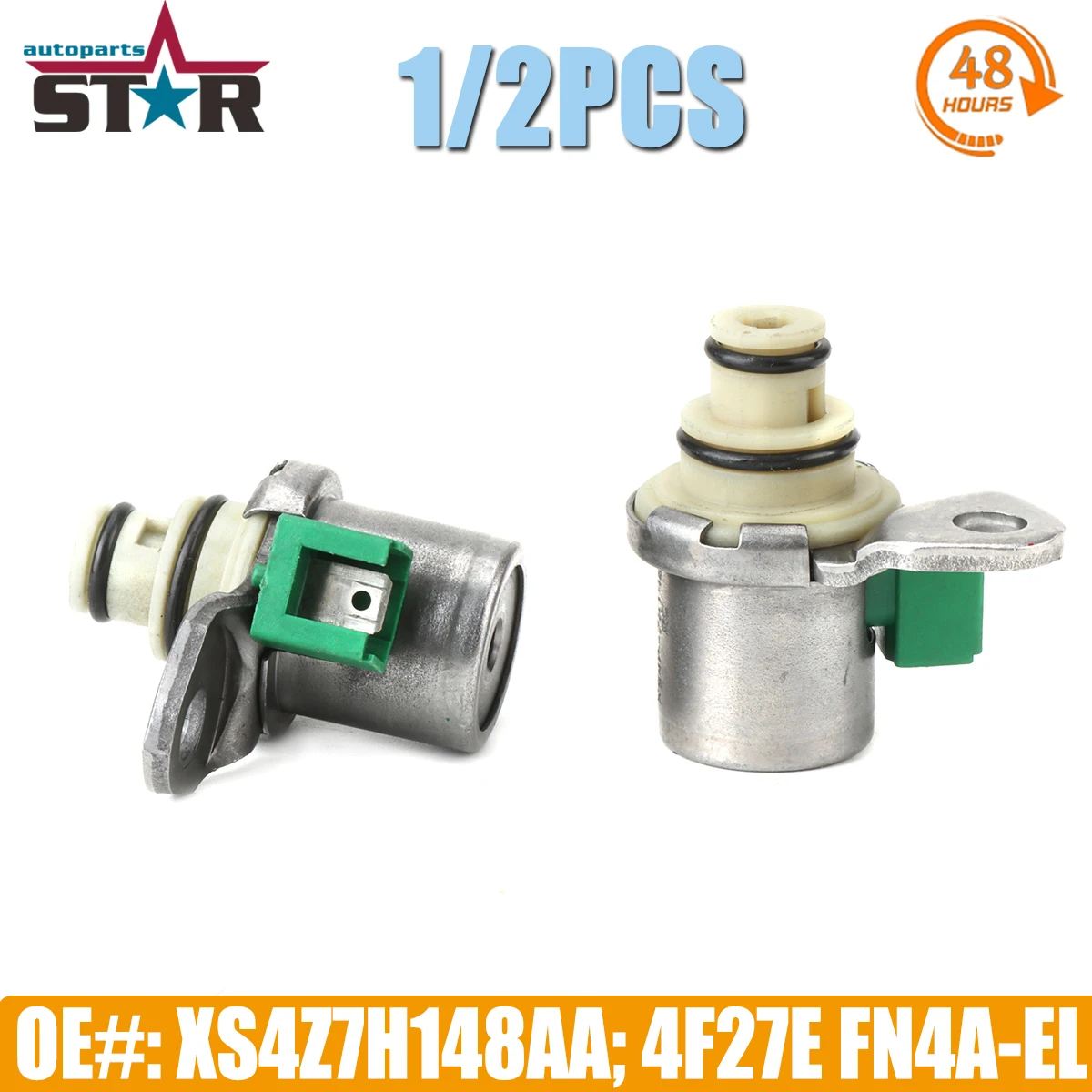 XS4Z7H148AA Transmission Shift Solenoid 4F27E FN4A-EL For Mazda 3 5 6 For FOCUS 2.0L 2000-2008 For PROTEGE 2004 1.6/1.8L/2.0L