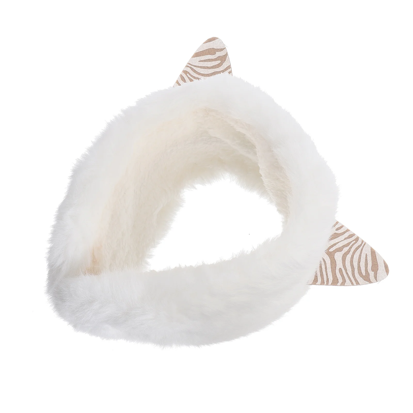 1 قطعة عقال أذن القط الدافئة لغطاء الأذن الكرتون لطيف لينة مريحة قبعة الشتاء غطاء كل مباراة نمط الاستخدام الداخلي في الهواء الطلق #5