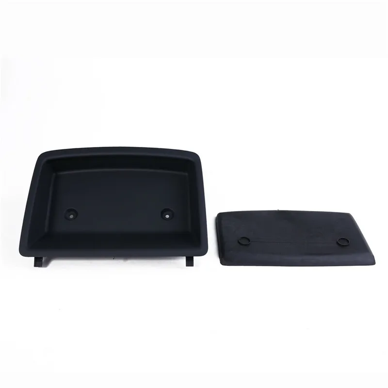 For VW Golf 5 GTI Rabbit Jetta MK5 A5 GLI 1K0 857 921 D 1K0 858 719 C Black ABS Dashboard Debris Tray Storage Box Kit