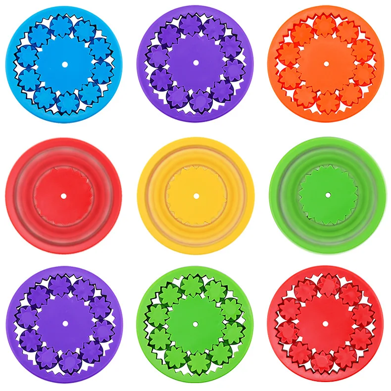 5 pçs mini plástico digital ponta do dedo giroscópio brinquedos criativos crianças alívio do estresse disco redondo mão spinne giroscópio brinquedo festa favores