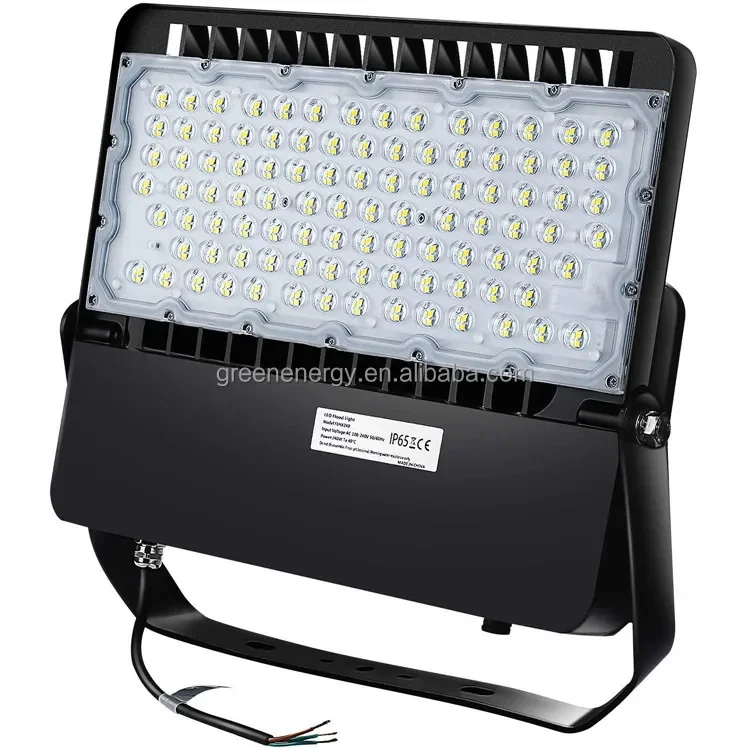 

Aluminum Lamp Shell Good Heat Sink IK08 150lm/w Outdoor Led Light IP66 200w Led Flood Light