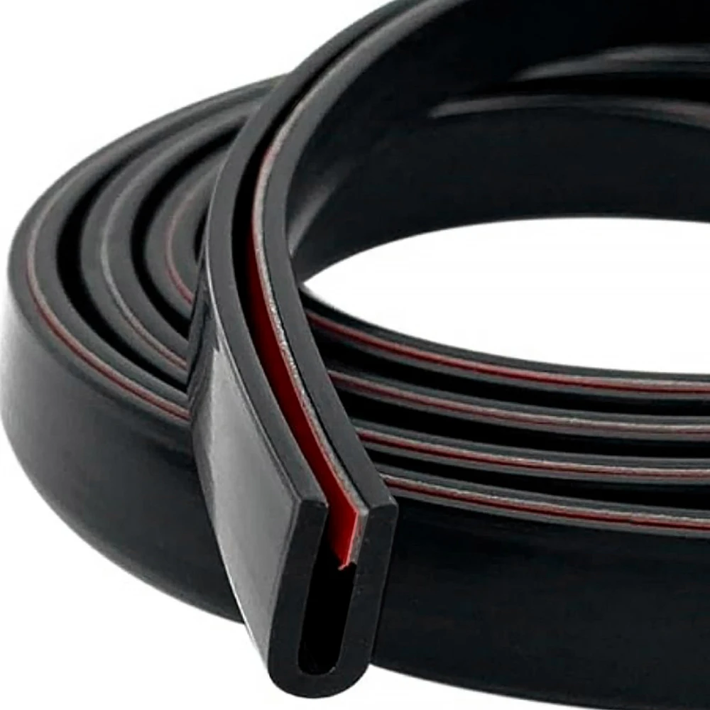 3M Car Door Edge Protector Strip Trim U-Shape Rubber Guard Seal Waterproof EPDM Seal Edge Shield Encloser Car-Styling