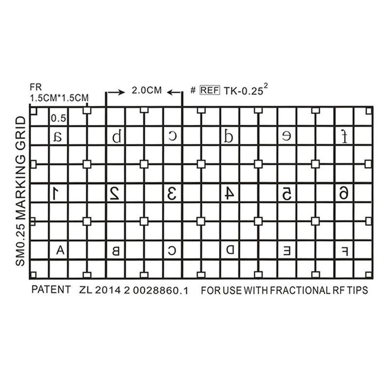 N TK0.25 TK4.0 TK 3.0 TK6.0 TK 16 Grid RF Machine Face Skin Marking Paper factory Wholesale