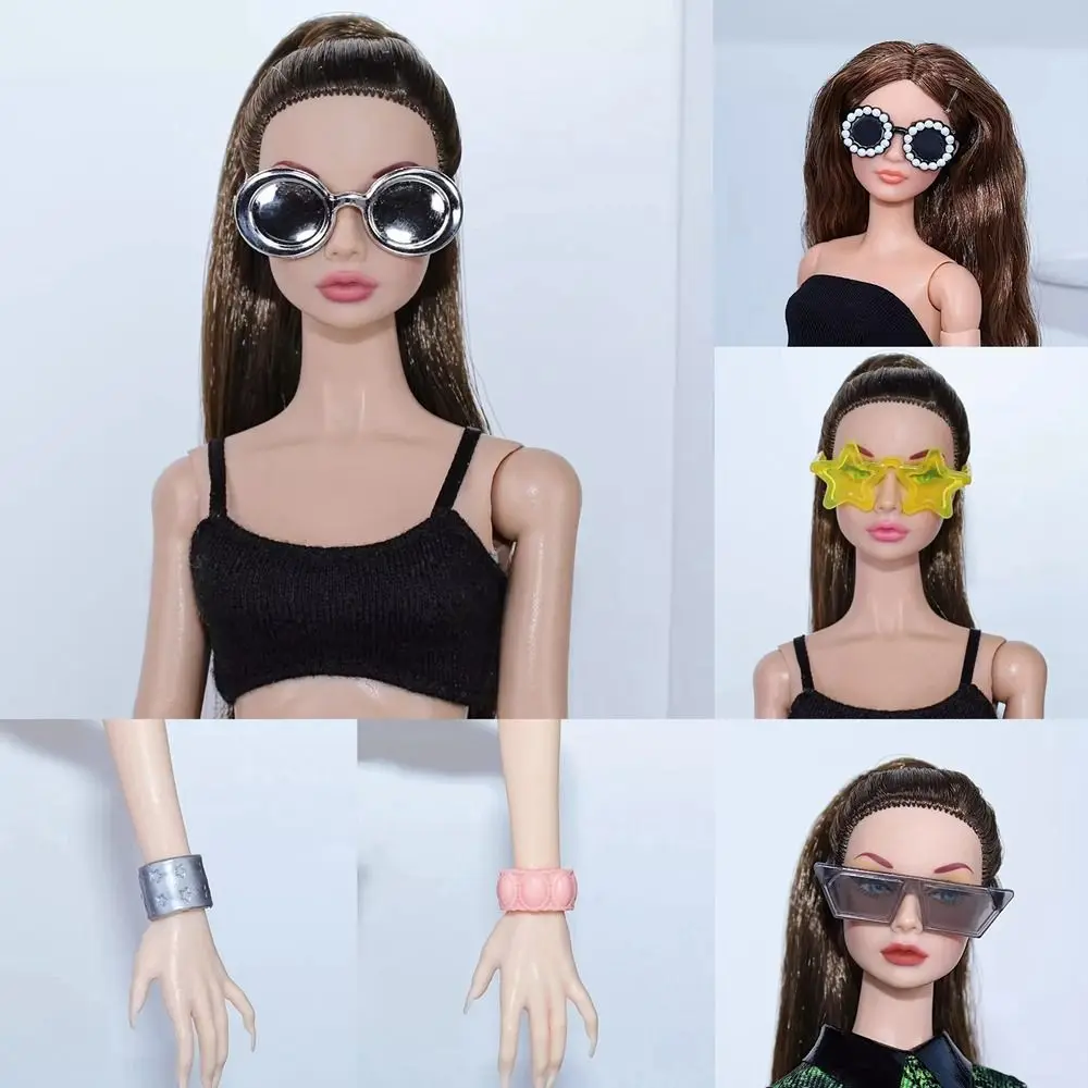 High Quality Fashion Doll Accessories 9 Styles Plastic Doll Bracelet Headset Kids Diy Toys 1/6 BJD Doll/BJD Dolls