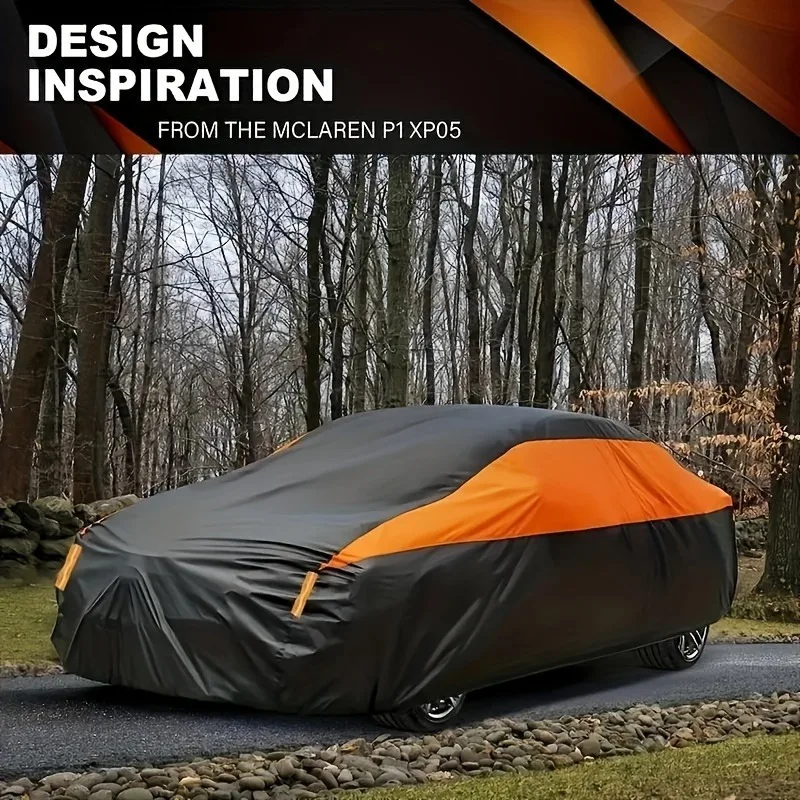 

Car Covers Outdoor Proof Sun Rain Snow Protection UV Auto Cover Universal Sedan 190T Car Protective Full Covers