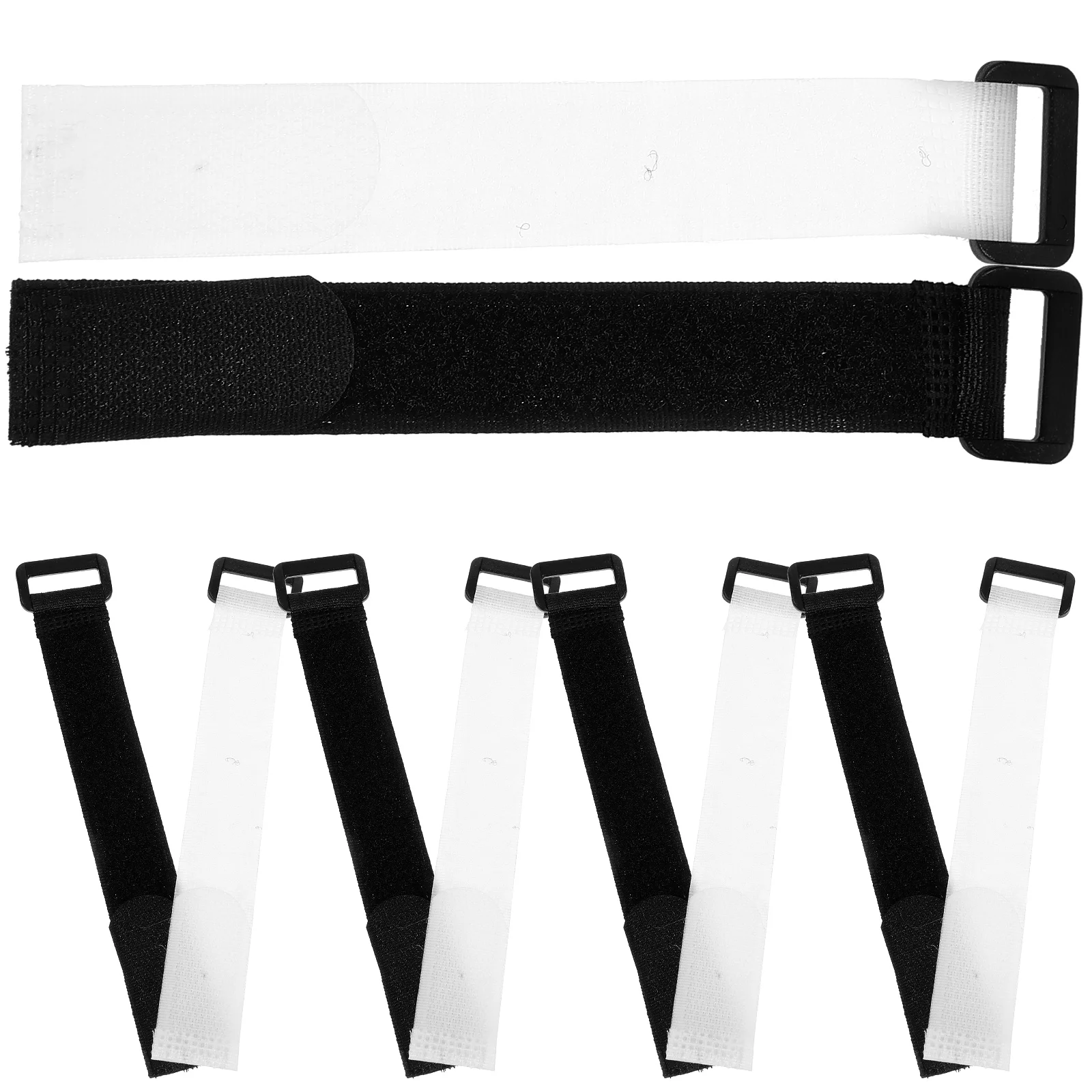 

10pcs Fishing Rod Straps Back buckle Adjustable Fishing Rod Carrying Strap Carrying Pole Wraps Holder Supplies