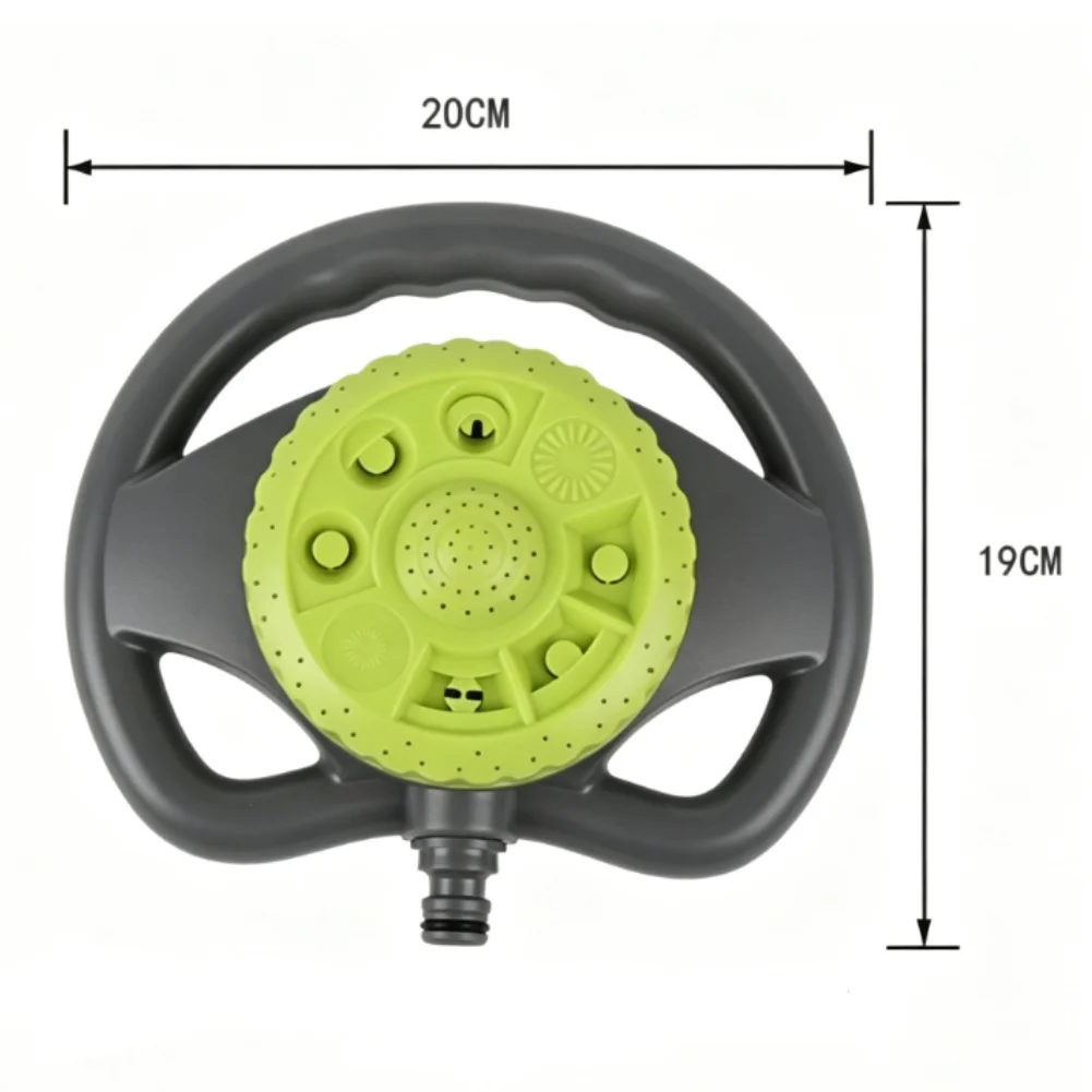 Sprinkler for Lawn and Garden 8 Spray Modes Rotating Base Mounted Design 10m Coverage 79 Square Meters Effective
