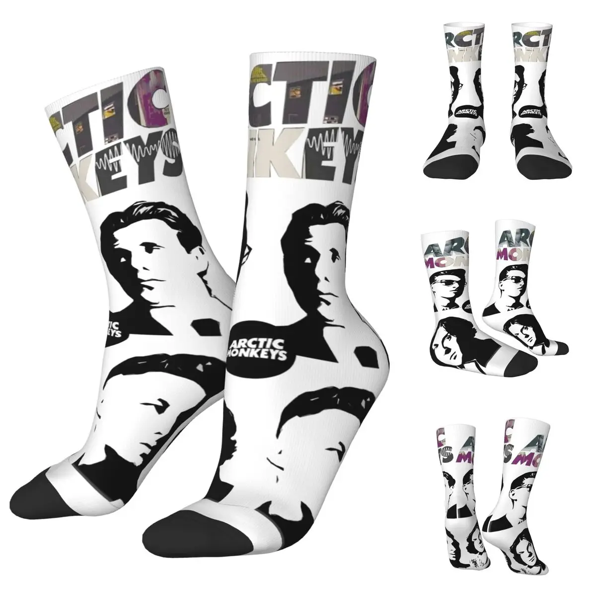 

3D printing cosy Unisex Socks,Hip Hop Arctic Monkeys Inspired Interesting Four Seasons Socks