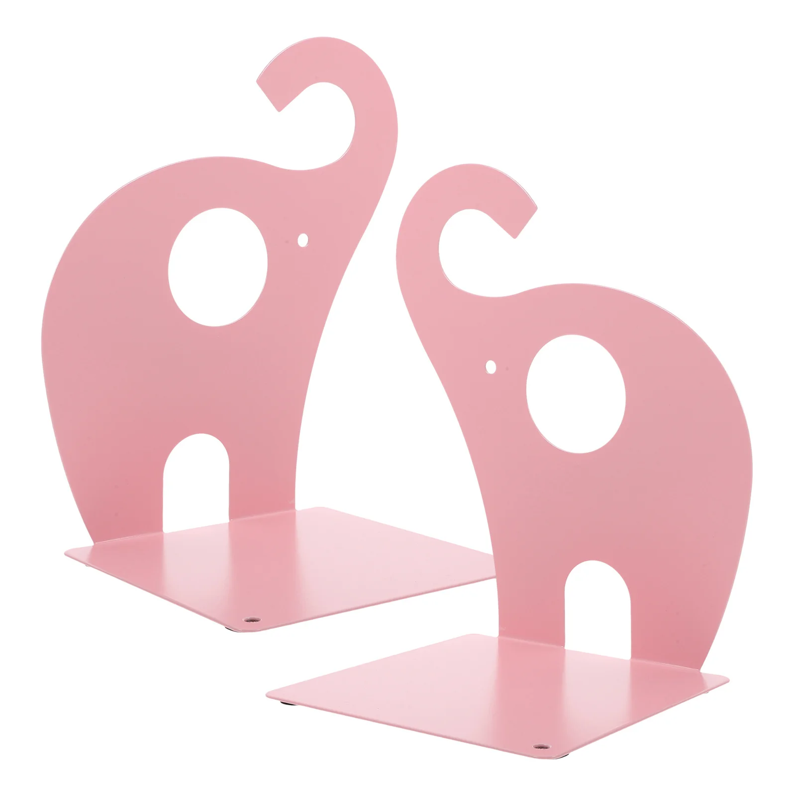 

1 Pair Metal Bookends Elephant Decorative Book Holder For Heavy Books Tabletop Organizer Household Bookend Support Bookends For