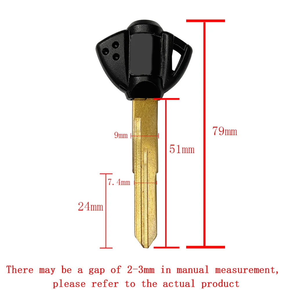 3 pcs Motorcycle keys Blank Key Uncut Blade For GSX-R 600 750 1000 GSXR600 GSXR750 GSXR1000 K1 K2 K3 K4 K5 K6 K7 K8 K9 K10