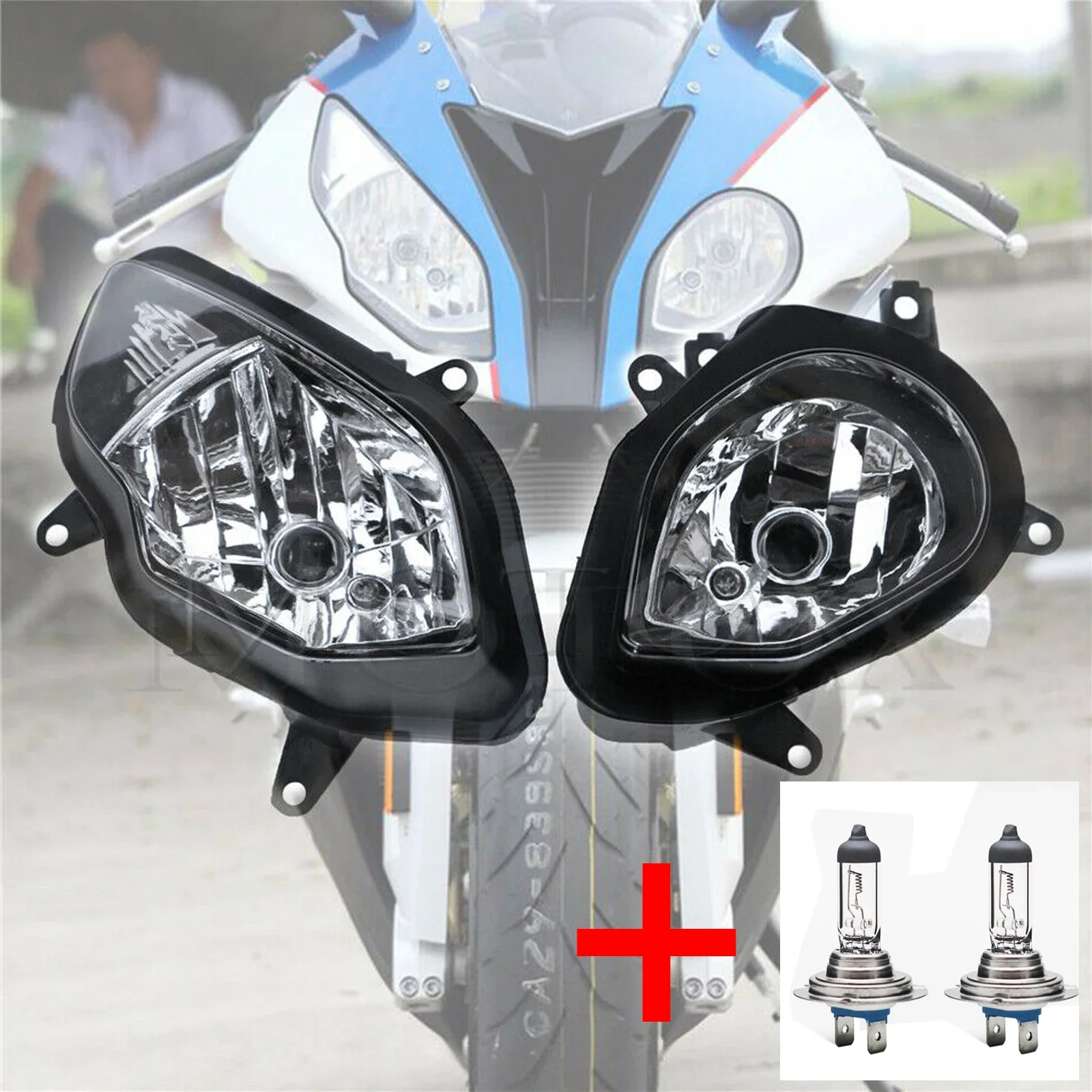 New Headlight Assembly Fit For BMW S1000RR 2015 2016 2017 2018 Motorcycle Headlamp Light S 1000 RR S1000 RR S 1000RR