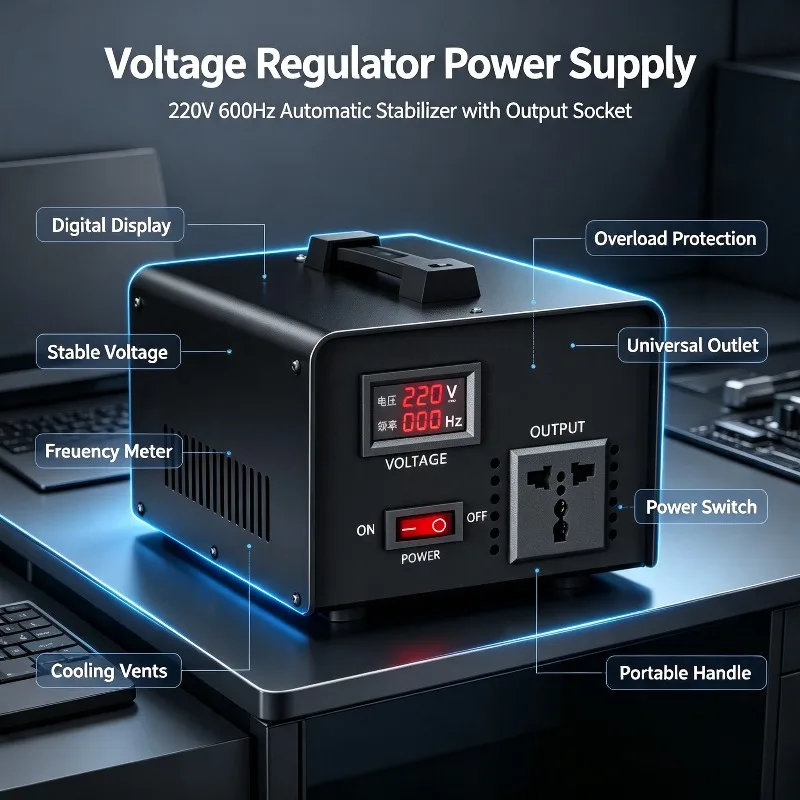 AC Frequency Transformer Convert 220V 50Hz To 110V 60Hz Voltage Frequency Conversion Power Supply Conversion Device
