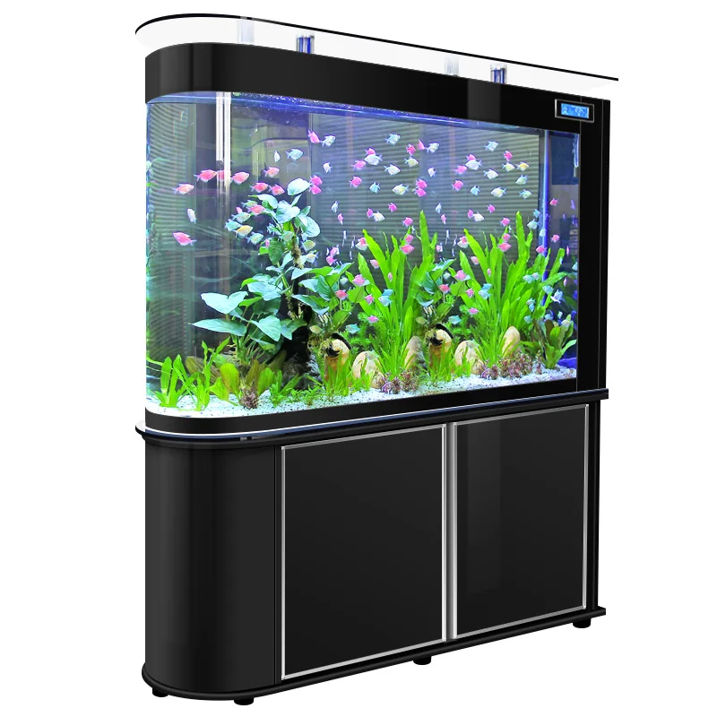 Wholesale preferential price custom smart fish tank set aquarium with filter and light goldfish tank beautification