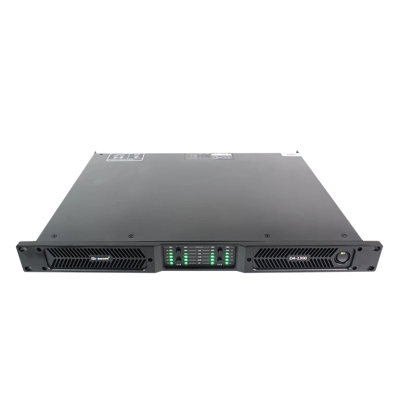D4-1300 4 قناة 1300 واط المهنية مكبر كهربائي الصوت مكبر للصوت دي سونيدو المهنية الرقمية لمكبر الصوت كامل المدى