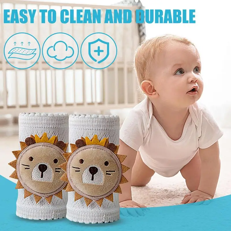 Toddler Knee Pads For Crawling Anti-Slip Protective Walking Knee Protector Machine Washable Baby Safety Products For 6 Months