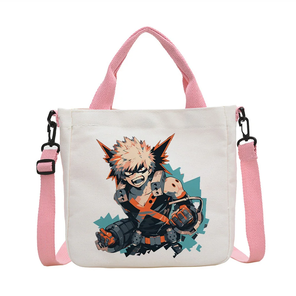 Bolsa de mano My Hero Academia Bakugo, reutilizable, personalizable, para compras, para mujer