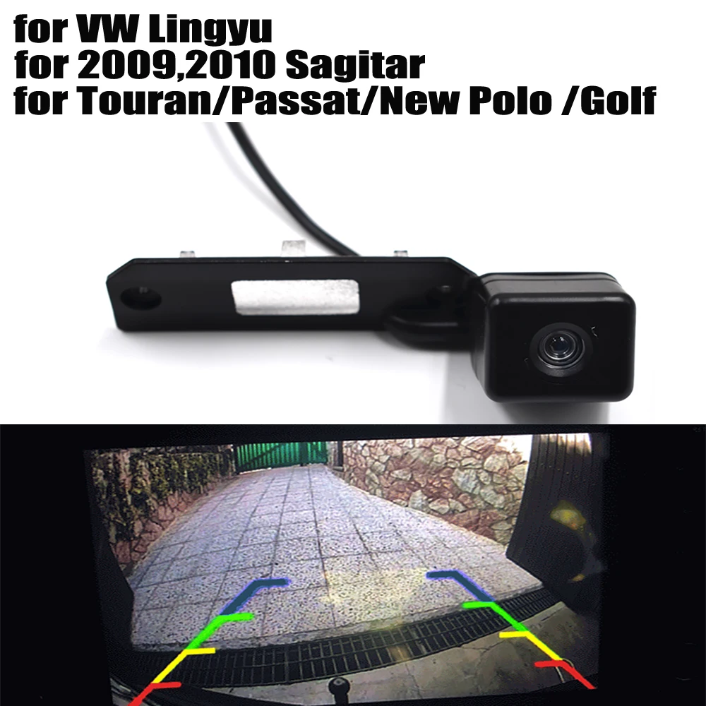 Samochodowa kamera cofania HD o szerokim kącie widzenia do VW Lingyu 2009,2010 Sagitar Touran/Passat/New Polo/Golf