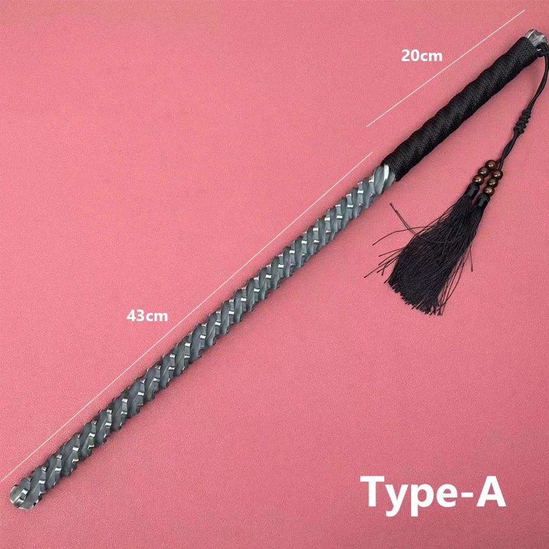 2024 Outdoor EDC Steel Filipino Short Stick Performance Training Fitness Integrated Solid Stick Car Window Breaker Tools