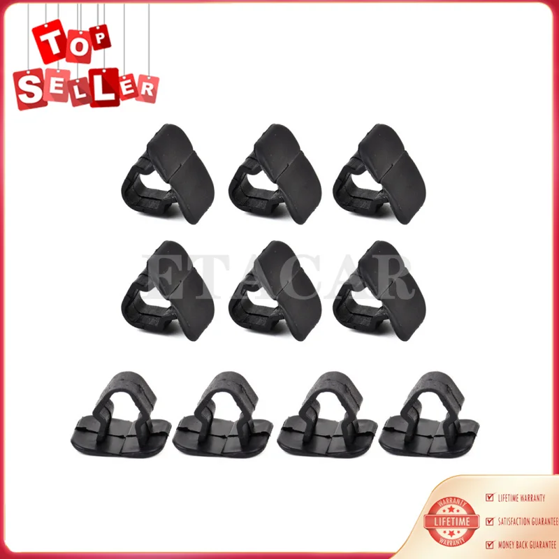 1H5863849A01C 10X Car Hood Bonnet Insulation Clips Rivet Retainer For VW Polo Tiguan Passat B5 B6 SEAT Leon 2 Skoda