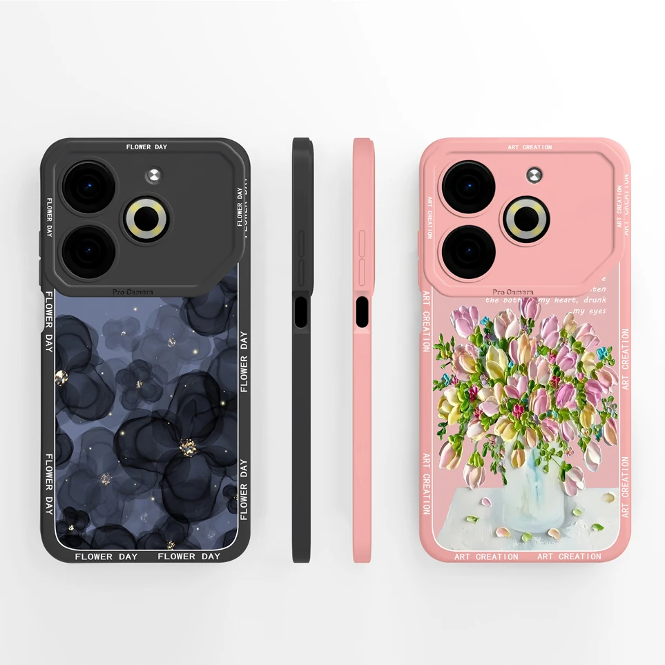 Coque For Tecno Pova 6 Neo Funda Pova6 Case Pretty Butterfly Soft Silicone Protective Shell For  6Neo Cases Pova 6Pro Back Cover