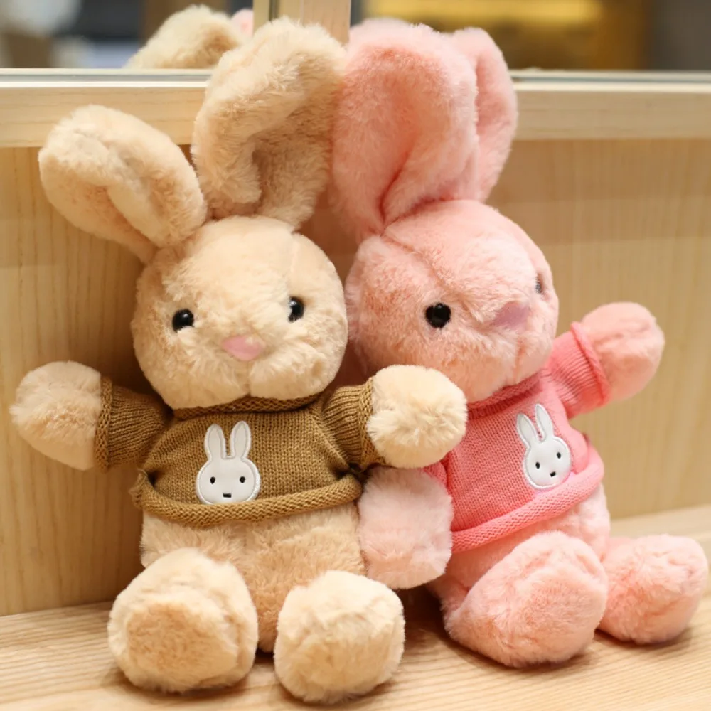 

Stuffed Toy Cute Rabbit Plush Toy Cartoon Animal Colorful Animal Dressed Bunny Doll Sweater Soft Sweater Rabbit Soft Doll