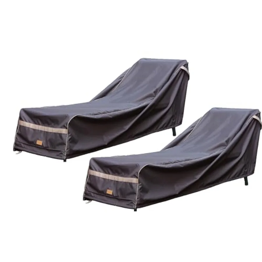

Patio Chaise Lounge Cover Waterproof Heavy Duty Outdoor Lounge Chair Covers Durable Patio Furniture Covers 2Pack 68"L*28"W*30"H