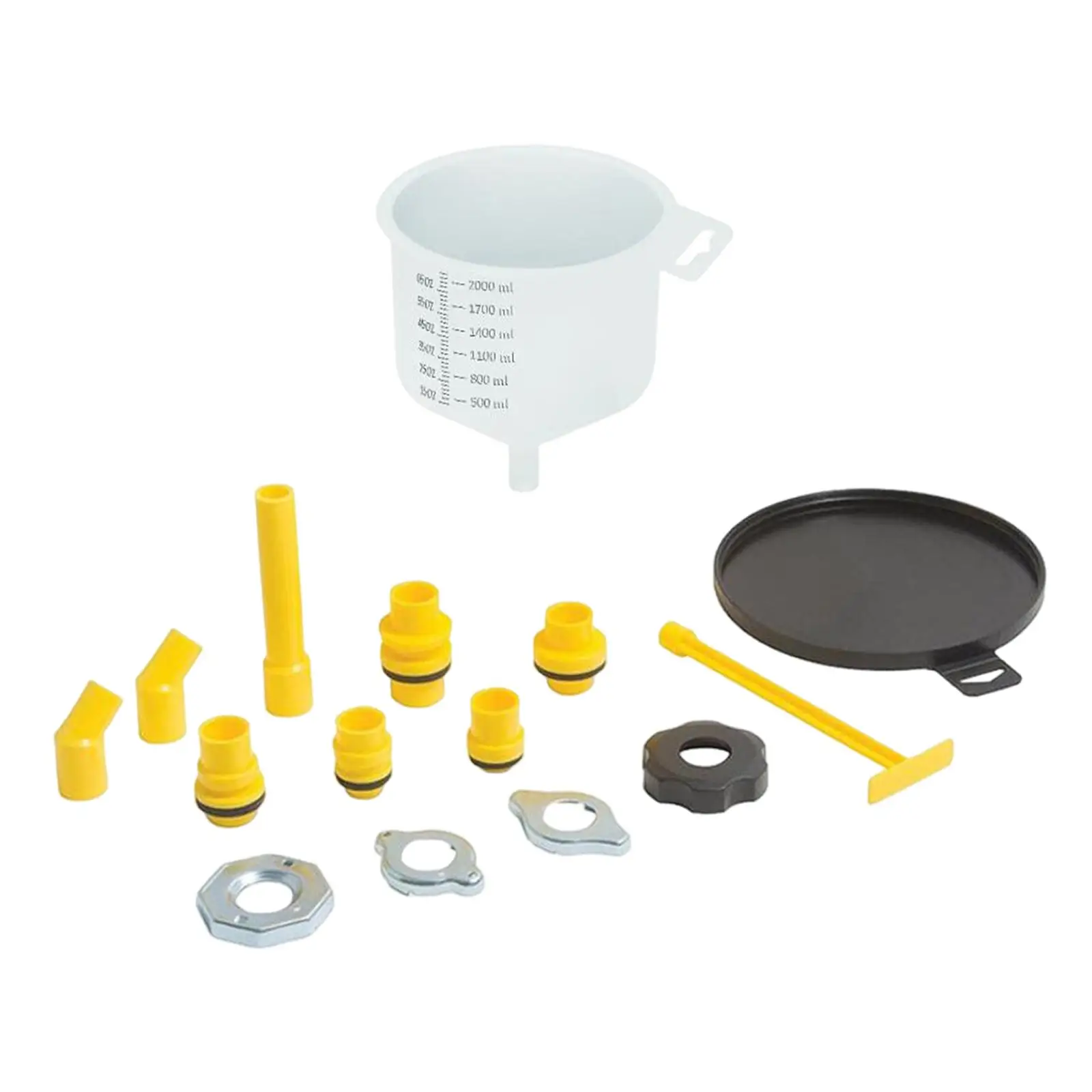 Coolant Filling Funnel Kit 15 Pieces Durable Universal Easily Install Accessory