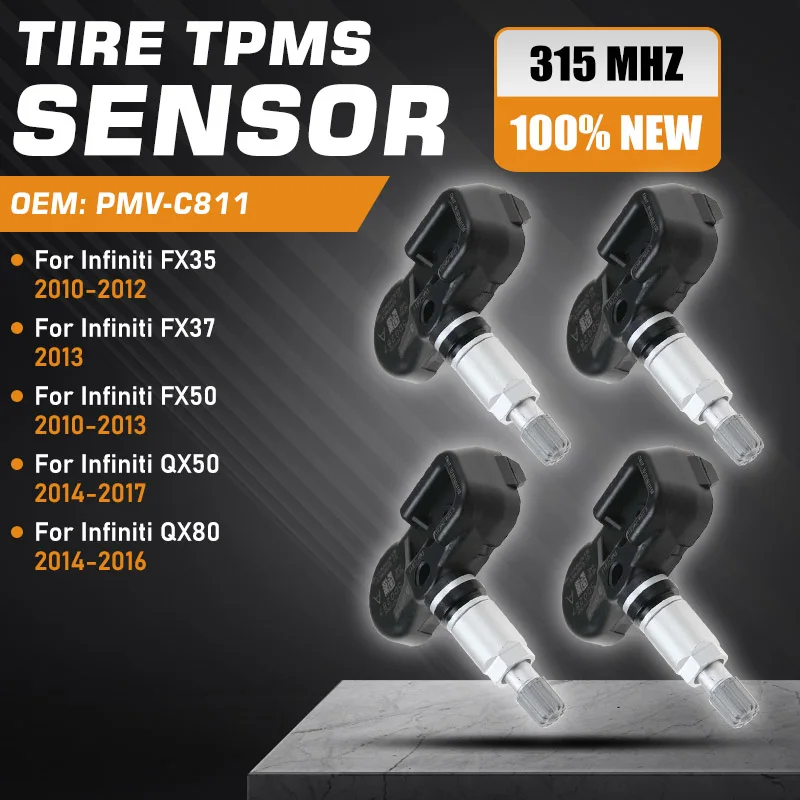

Car Tire Pressure Sensor For Infiniti FX35 Infiniti FX50 2010-2013 Infiniti FX37 2013 Infiniti QX50 Infiniti QX80 2014-2017 TPMS