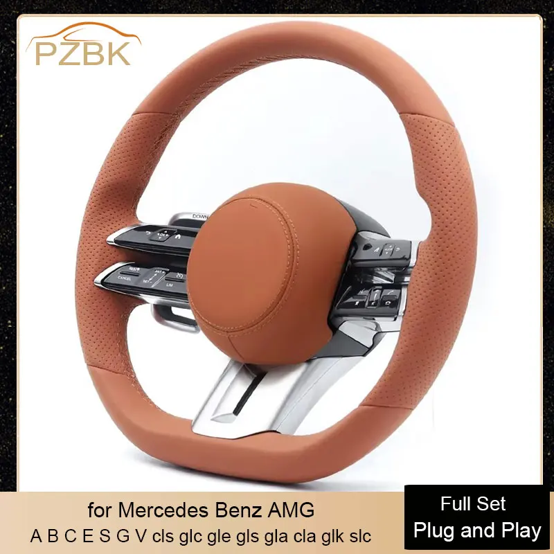 

Car Steering Wheel Assembly OEM Any Color for Mercedes Benz AMG W204 W205 W212 W222 W221 E63s C180 Cls Glc Gle Gls A/B/C/E/S/G/V