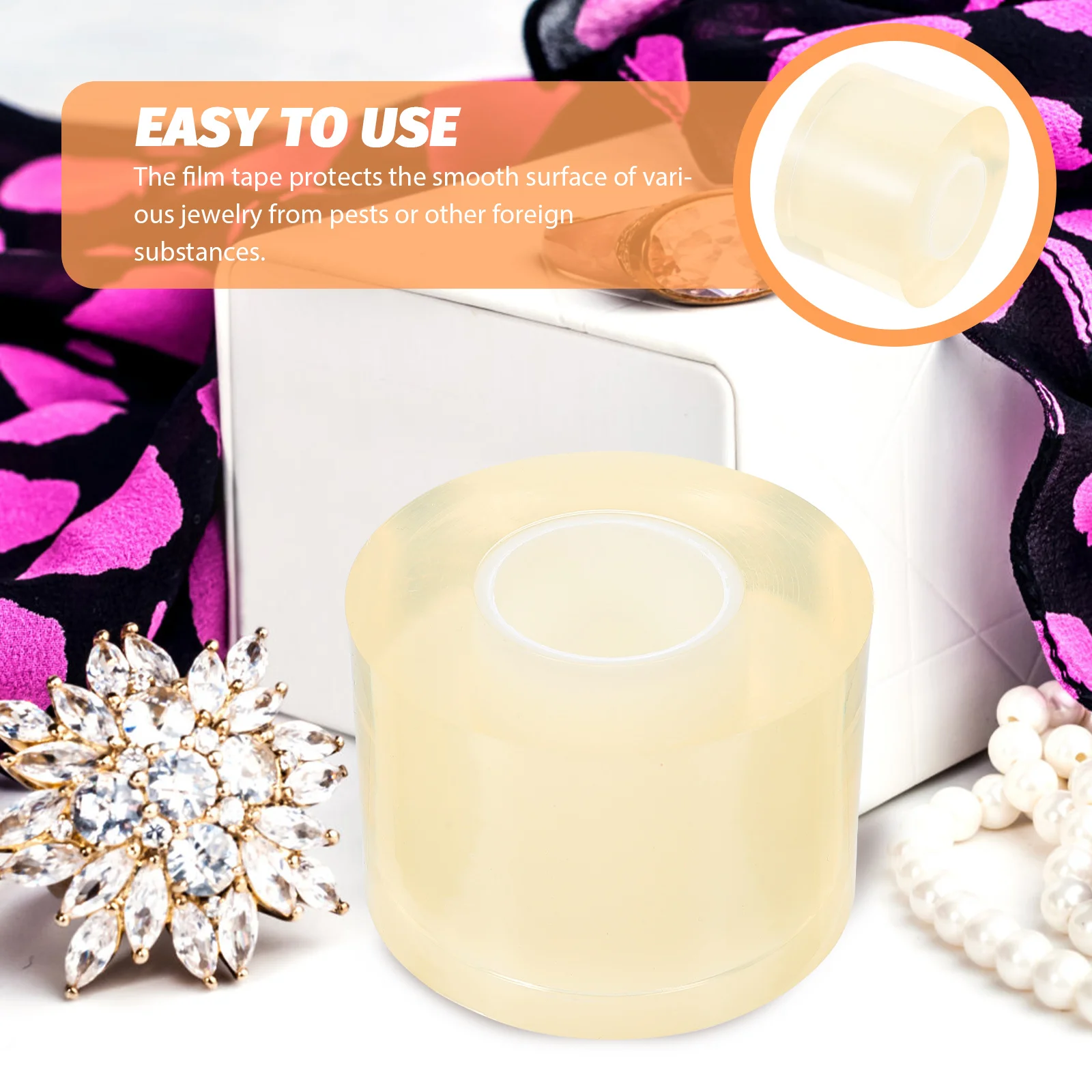 

Protective Film for Watch Jewelry Clear Anti Static Tape High Transparency Elasticity Scratch for Watches