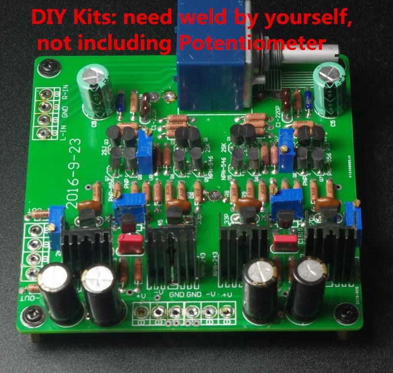 Symmetric Circuit Input K246 J103 Pair Tube Class A Preamp Amplifier Board DIY Kits