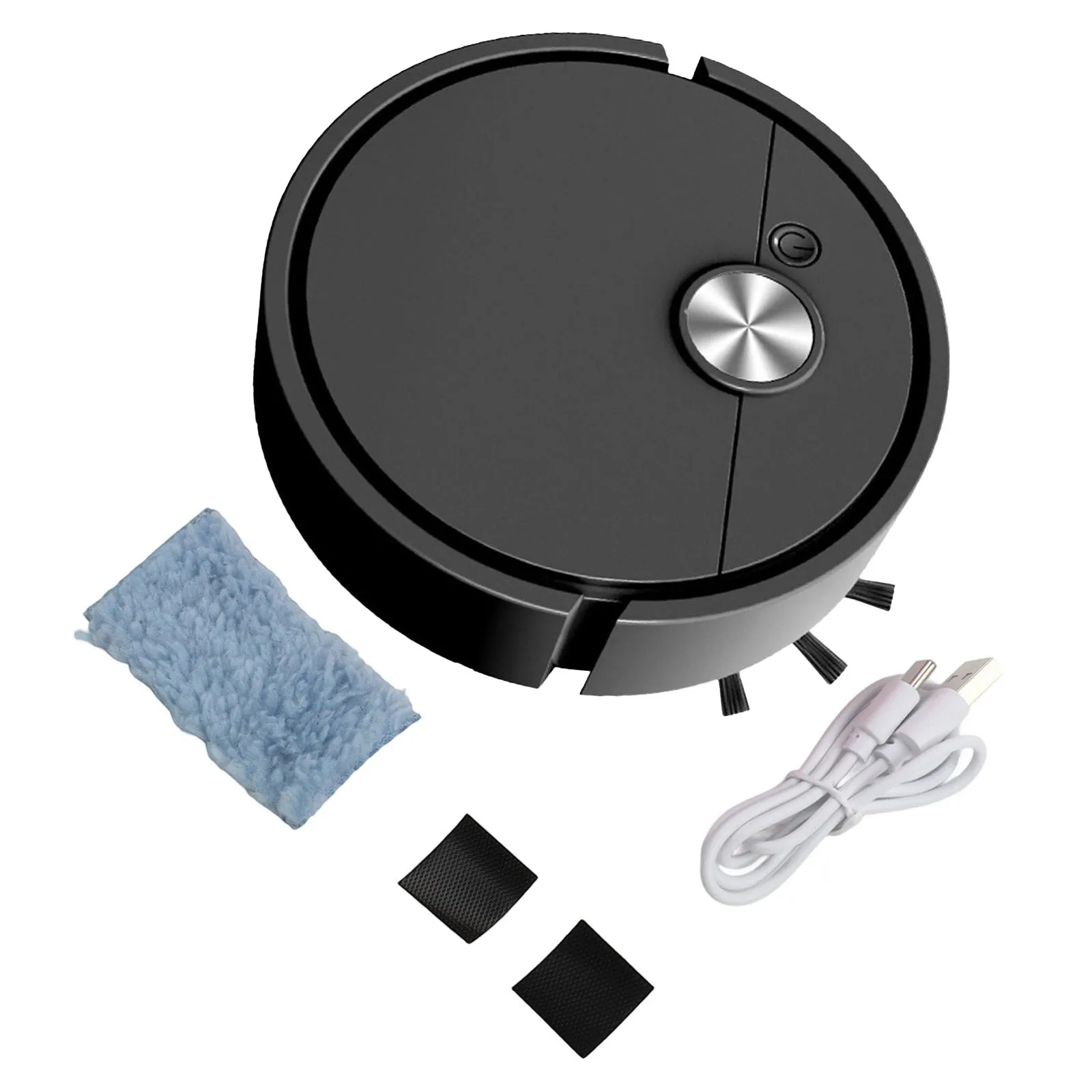 

Умный робот-пылесос для уборки дома, удаления шерсти животных, автоматический режим, 3-в-1: сухая и влажная уборка, очистка по краям