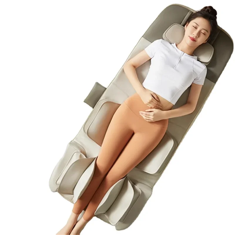 High Quality Adjustable 4D Stretching Full Body Thai Yoga massage Mat Air Compression Electric Massage Mattress with Heat